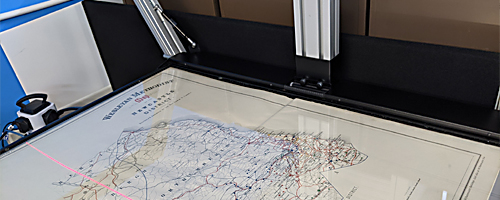 Fragile Large Map Scanning Oxford UK